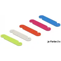 DeLOCK Set de marqueurs de câbles 10 pièces de couleur