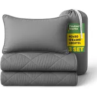 BC-Agentur Set de lit de voyage 2 pcs. anthracite