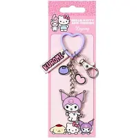 Hello Kitty Porte-clefs Anime de - Kuromi - pour Indifférent - multicolore - Taille Standard