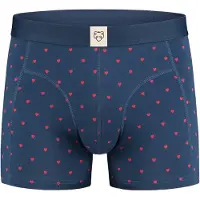 Adam Boxers 'Valentijn' bleu nuit / rouge