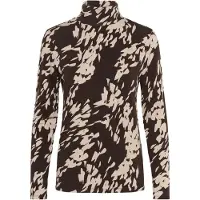 Soaked in luxury T-shirt 'Hanadi' moka / noir