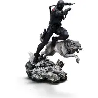Iron Studios Figurine GI Joe à l'échelle 1/10 Snake Eyes, 23 cm