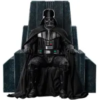 Iron Studios Darth Vader Star Wars On Throne Art Scale 1/10 18 Cm Figure Noir