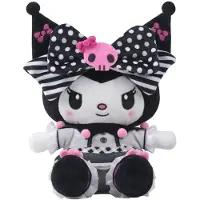 Sakami Merchandise Peluche Merc Kuromi - Pink Black Patry 17 Kuromi - Peluche - Pink Black Party Series - 17 cm