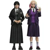 NECA Wednesday Addams Nevermore Uniform Enid Figure 2 Pack 20 Cm Violet
