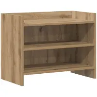 vidaXL Meuble TV 60 x 33 x 47 cm en aggloméré imitation chêne Artisan