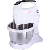 Tefal HT312138 mixer Batteur sur socle 300 W Silver, White