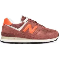 New Balance Baskets basses '574' orange / bourgogne