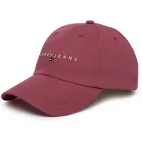 Tommy Hilfiger Linear Logo 6 Panel Cap Rouge