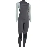 iON Amaze Core 5/4 Mm Woman Long Sleeve Chest Zip Neoprene Suit Gris XS Femme