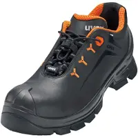 Uvex chaussures de sécurité 2 VIBRAM S3L FO HI HRO SC SR noir/orange Taille
