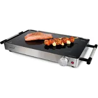 Korona 2 en 1 Gril en verre et chauffe-plat 46100 Acier inoxydable 800 W