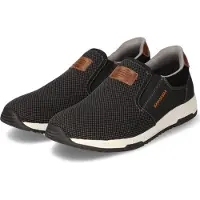 Rieker Slip on cognac / noir