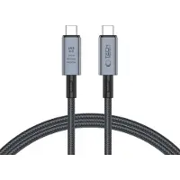 Tech-Protect Ultraboost Max Usb 4.0 8K 40Gbps Type-C Cable Pd240W 100Cm Grey
