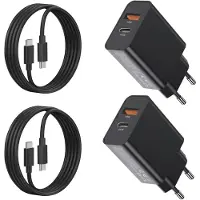 KALANKA -Chargeur USB C Charge Rapide,45W Chargeur USBC pour Samsung Galaxy A56 5G/A16 A26 A36/S26 Ultra/S24 Ultra/S25 Edge/A25 A55 A35 A54 A53/S23 FE/S22/Z Fold 4 5 6 7/S22 A14 A13 iPhone 15 16 Prise
