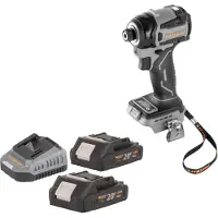 Procraft Industrial ID20Abb Akku Schlagschrauber 20 V 180 Nm 1/4" + 2x Akku 2,0 Ah + Ladegerät (Clé à chocs)