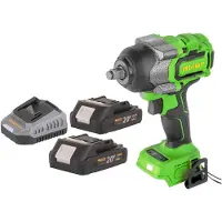 Procraft PWA36bb Clé à choc sans fil 20 V 850 Nm 1/2" Brushless + 2x batterie 2,0 Ah + chargeur