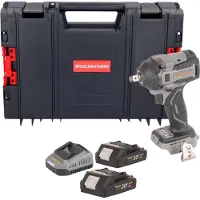 Procraft Industrial IW550Abb Clé à choc sans fil 20 V 550 Nm 1/2" + 2x batterie 2,0 Ah + chargeur + (Clé à chocs)