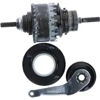 Shimano Unité de transmission pour SG-C6061-8CD, longueur de l'axe de 187 mm, comprenant le bras de frein et...