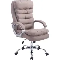 BellaFurn Chaise de bureau ergonomique XXL - Chaise de bureau - Tissu d'entretien facile UpleCholsthery | Couleur : Taupe