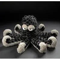 Sigikid Poulpe Deep Water Dandy 45 cm noir/blanc Poulpe en peluche