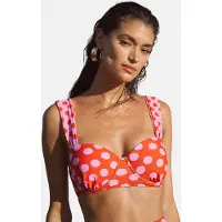 Love & roses Hauts de bikini rose / rouge orangé