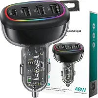 Usams ad. Sam. 1Xusb-C 3Xusb-A C34 48W3A+C Pd Fast Charge Czarny/Noir Cc170Cc01 (Us-Cc170)