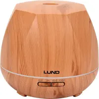 LUND Diffuseur d'arômes à ultrasons 500 ml, bois clair, avec télécommande