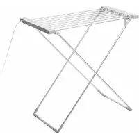 InnovaGoods Dryak Séchoir à linge électrique pliable, 8 éléments chauffants, 120W, séchage rapide, peut contenir jusqu'à 12kg de vêtements, portable, pour l'intérieur, idéal pour l'hiver.
