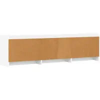 vidaXL Meuble TV 168 x 33 x 47 cm Blanc, aggloméré