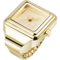 Nine west Montre pour dames avec anneau carré NW/3340RINGCHG