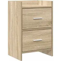 vidaXL Tables de chevet Chêne Sonoma 40 x 30 x 60 cm Bois d'ingénierie