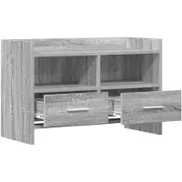 vidaXL Meuble TV 71,5 x 33 x 47 cm, gris, bois de Sonoma