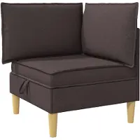vidaXL Canapé avec rangement, en tissu