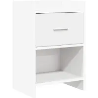 vidaXL Tables de chevet Blanc 40 x 30 x 60 cm Bois d'ingénierie