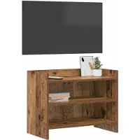vidaXL Meuble TV 60 x 33 x 47 cm en bois recyclé et panneaux dérivés du bois