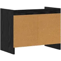 vidaXL Meuble TV 60 x 33 x 47 cm, chêne noir, aggloméré