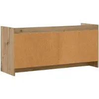 vidaXL Meuble TV 102 x 33 x 47 cm en bois d'ingénierie « Artisan Oak »