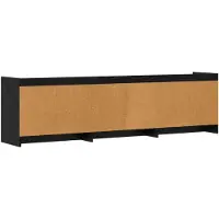 vidaXL Meuble TV 168 x 33 x 47 cm en aggloméré chêne noir