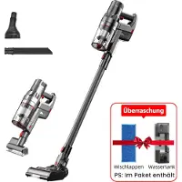 Proscenic P11 Aspirateur à batterie avec fonction de balayage, aspirateur sans fil, puissance d'aspiration de 30,000 Pa, autonomie jusqu'à 50 min, mode automatique