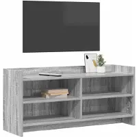 vidaXL Meuble TV 100 x 33 x 47 cm, gris, bois de Sonoma
