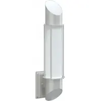 vidaXL Applique murale extérieure argentée acier inoxydable
