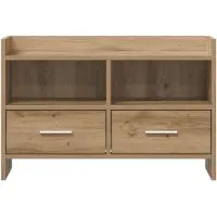 vidaXL Meuble TV 71,5 x 33 x 47 cm en bois d'ingénierie « chêne artisan »