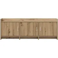 vidaXL Meuble TV 130 x 33 x 47 cm en bois d'ingénierie « Artisan Oak »