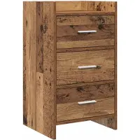 vidaXL Tables de chevet Bois ancien 40 x 36 x 70 cm Bois d'ingénierie