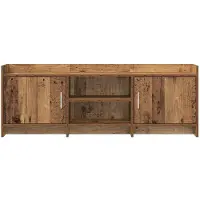 vidaXL Meuble TV 130 x 33 x 47 cm en bois recyclé et panneaux dérivés du bois