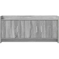 vidaXL Meuble TV 102 x 33 x 47 cm, gris, bois de Sonoma
