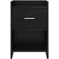 vidaXL Tables de chevet 2 pcs Chêne noir 40 x 30 x 60 cm