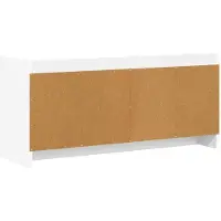 vidaXL Meuble TV 102 x 33 x 47 cm Blanc, aggloméré