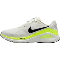 Nike Chaussure de course 'Structure 26' vert fluo / noir / blanc perle / blanc cassé